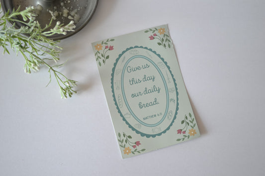 Daily Homemaker's Prayer: Catholic Mom Prayer Card