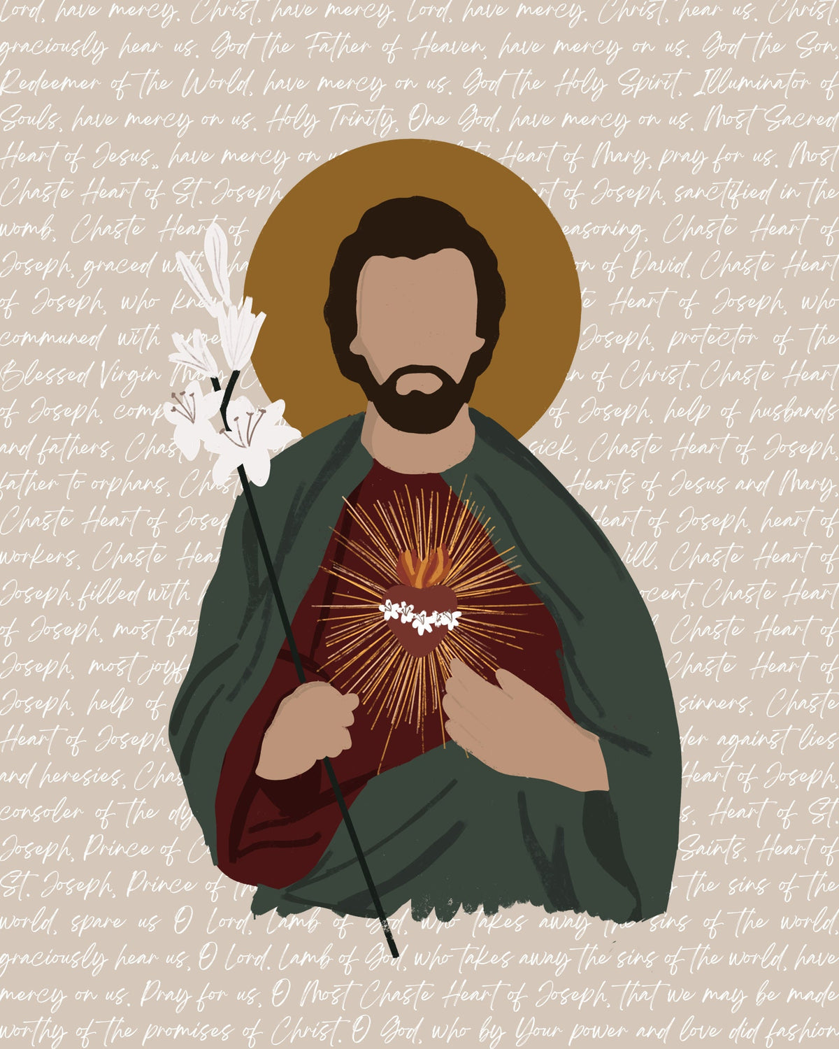Most Chaste Heart of St. Joseph Print