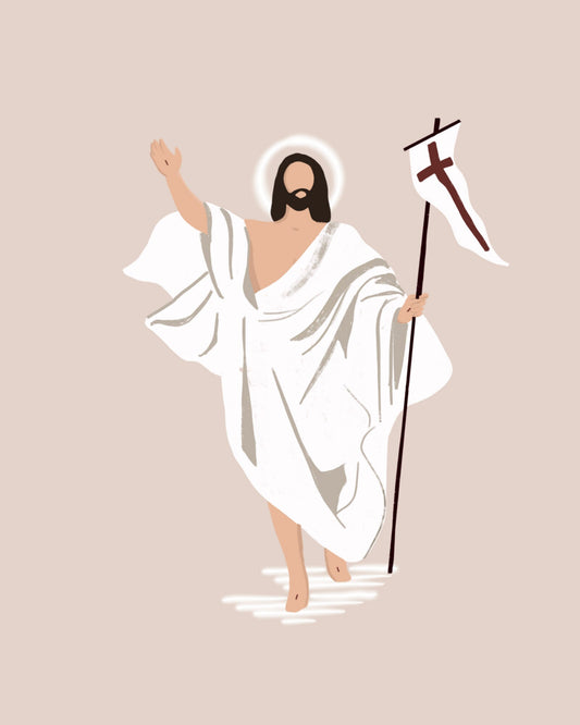He Is Risen: Resurrection of Jesus Easter Print