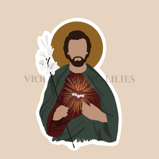 Most Chaste Heart of St. Joseph Sticker