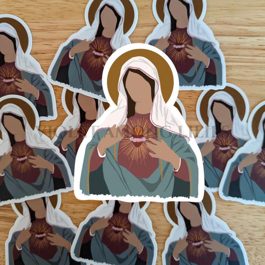 Marian Catholic Sticker Bundle: 10 Piece Catholic Gift Set