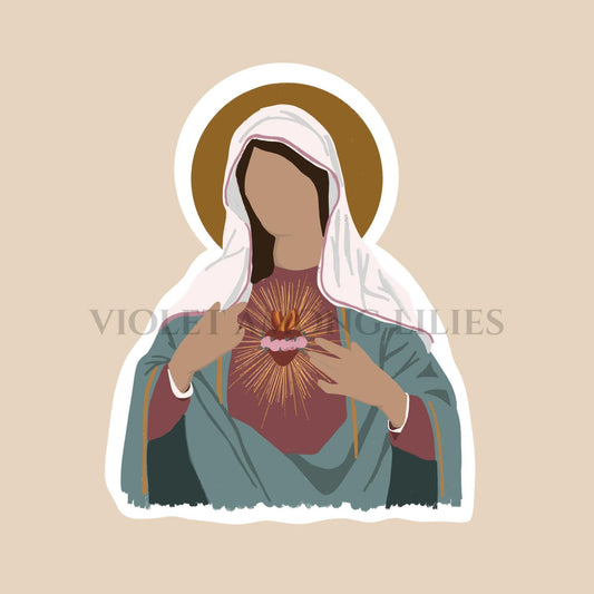 Immaculate Heart of Mary Sticker