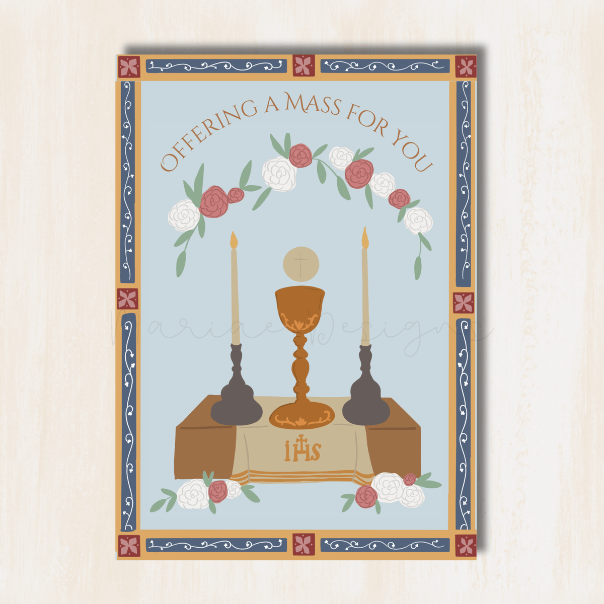 Mass Offering Postcard