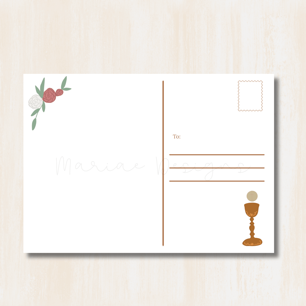 Mass Offering Postcard