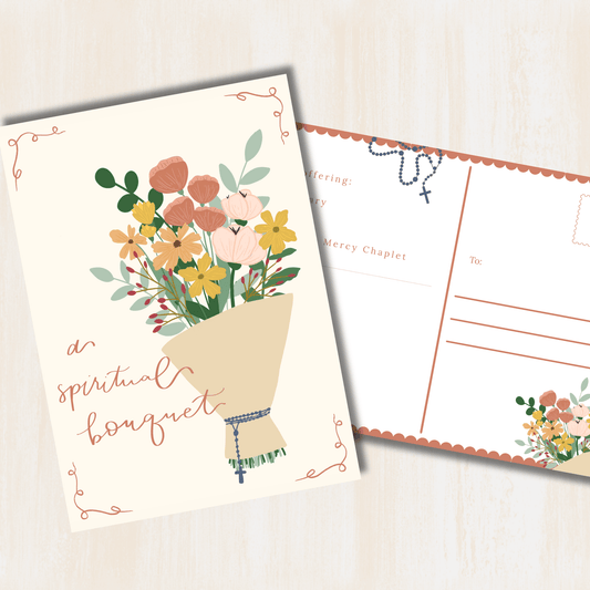 Spiritual Bouquet Postcard