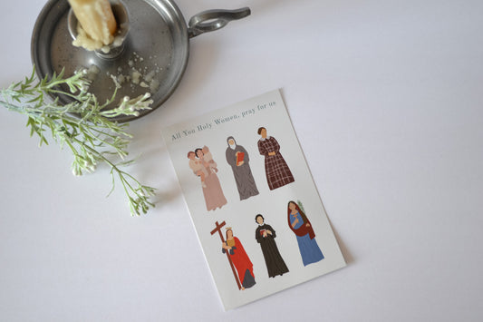 Saint Verses and Bible Verses for Moms: Catholic Prayer Card Set
