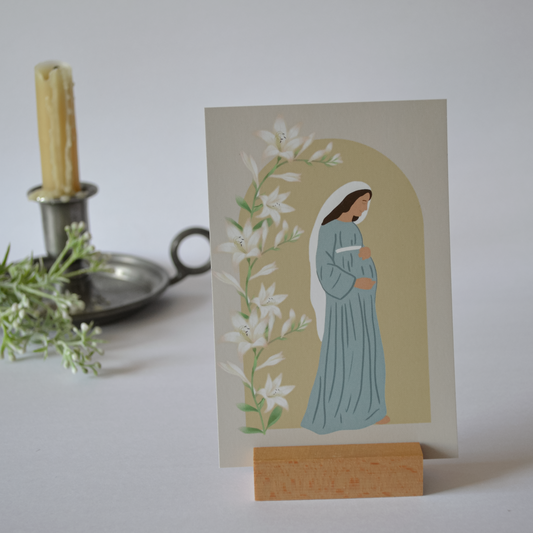 Catholic Pregnancy Prayer Card: Catholic Prayer Card for Mom