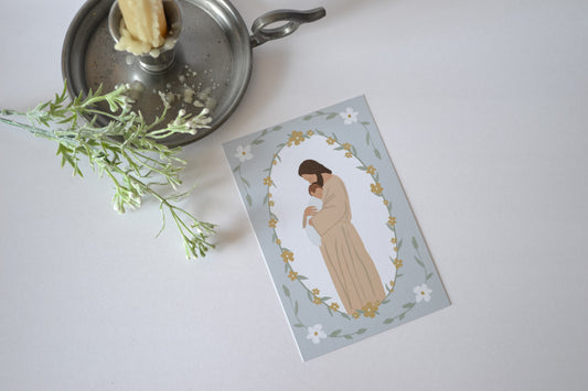 Catholic Miscarriage Prayer Card, Baby Loss Holy Card