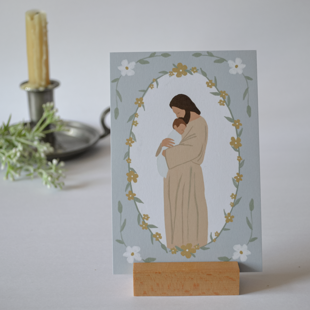 Catholic Miscarriage Prayer Card, Baby Loss Holy Card