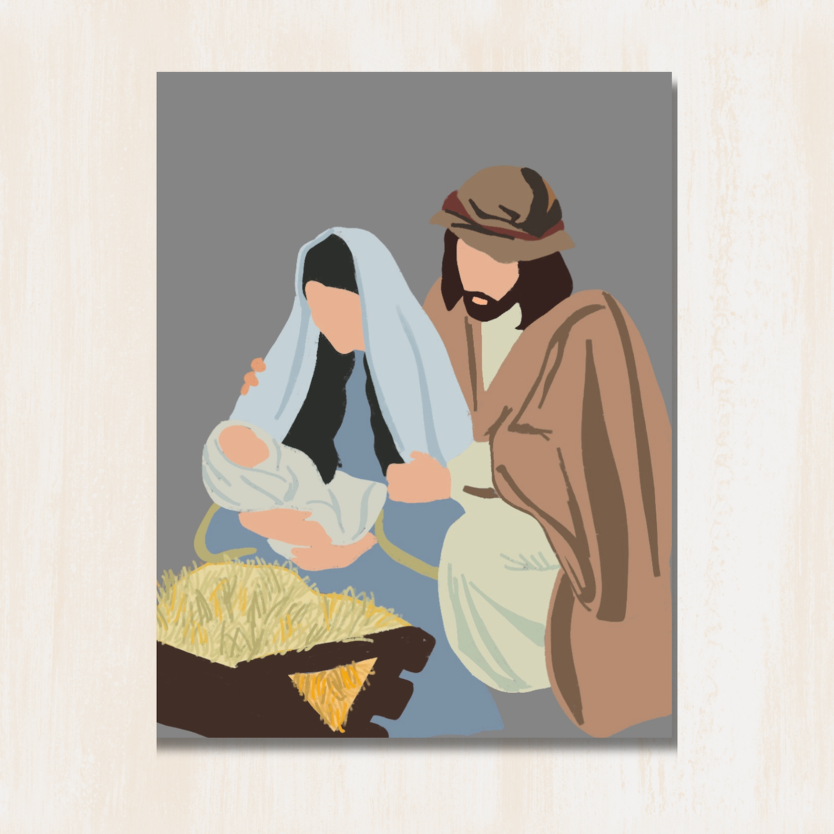 Nativity Christmas Print