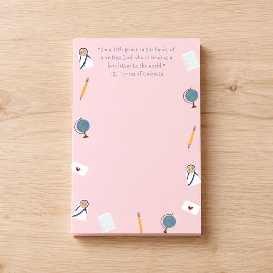 Mother Teresa "Little Pencil" Catholic Notepad