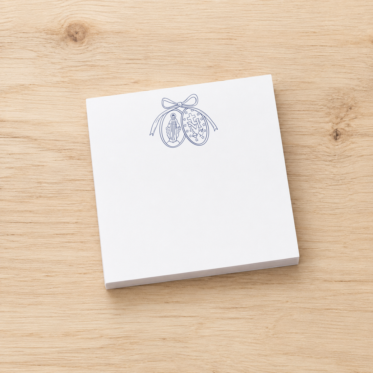 Miraculous Medal Catholic Sticky Notes