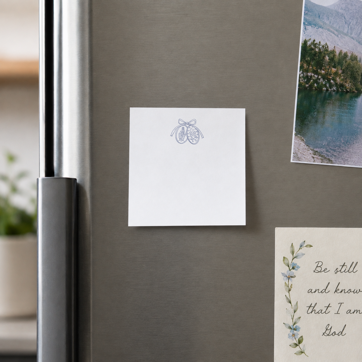 Miraculous Medal Catholic Sticky Notes
