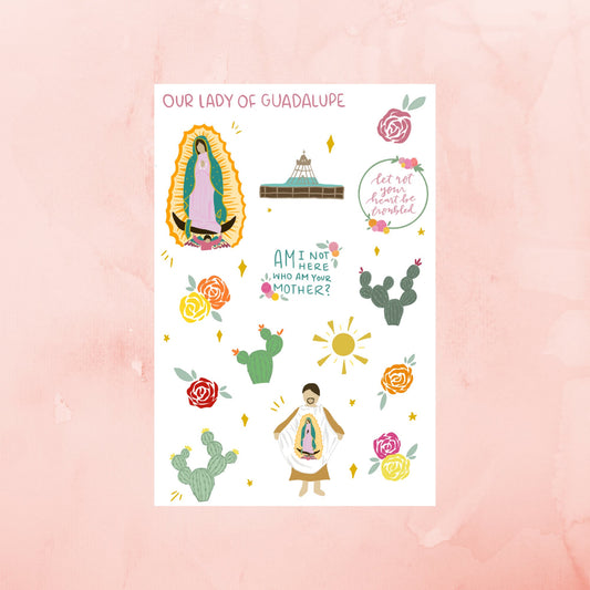 Our Lady of Guadalupe Sticker Sheet