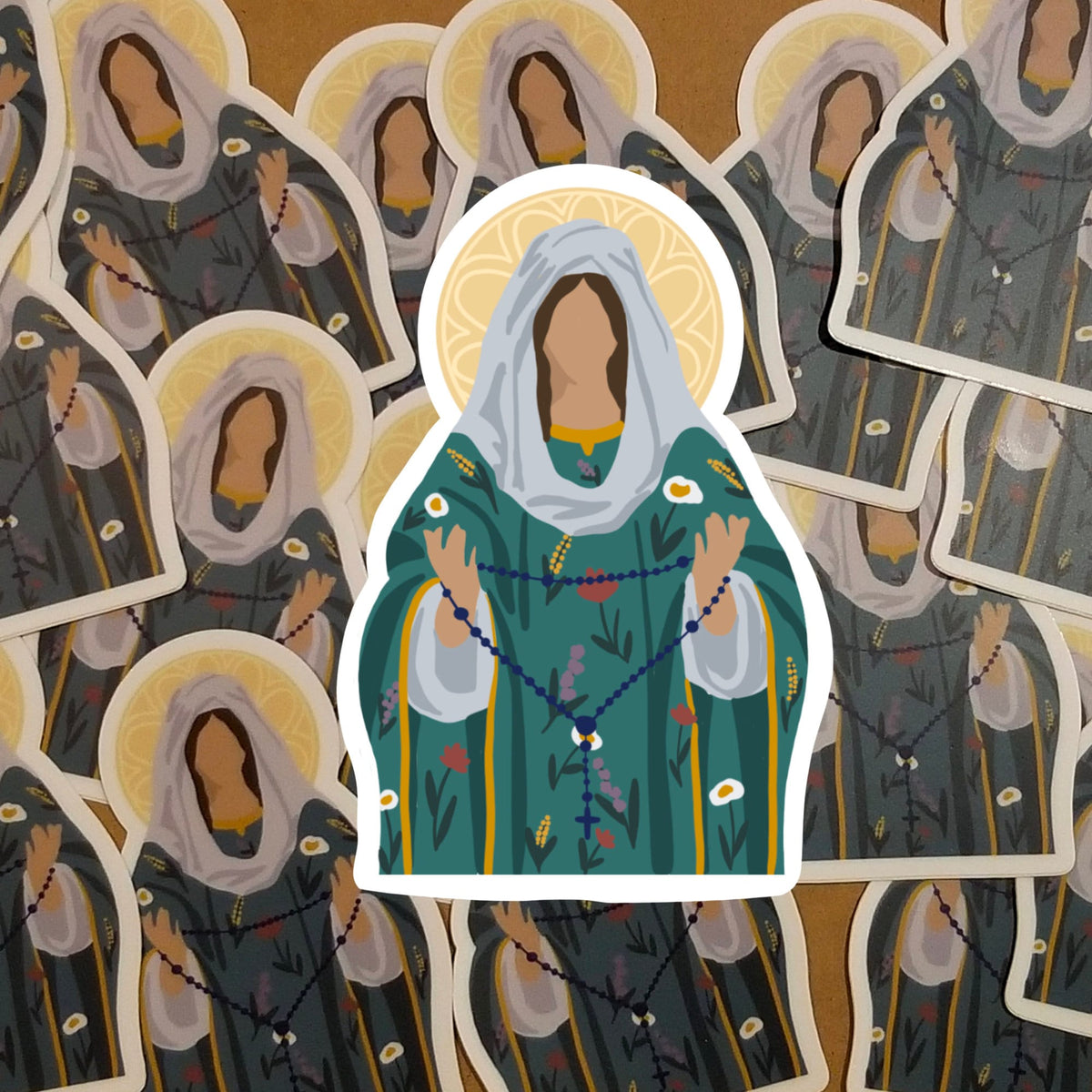 Our Lady of the Rosary Sticker
