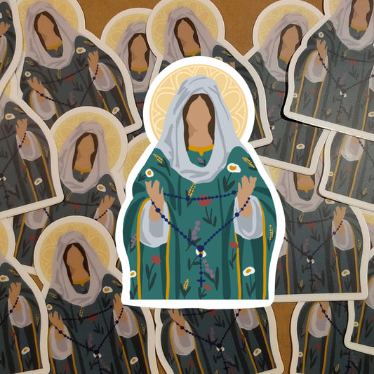 Our Lady of the Rosary Sticker