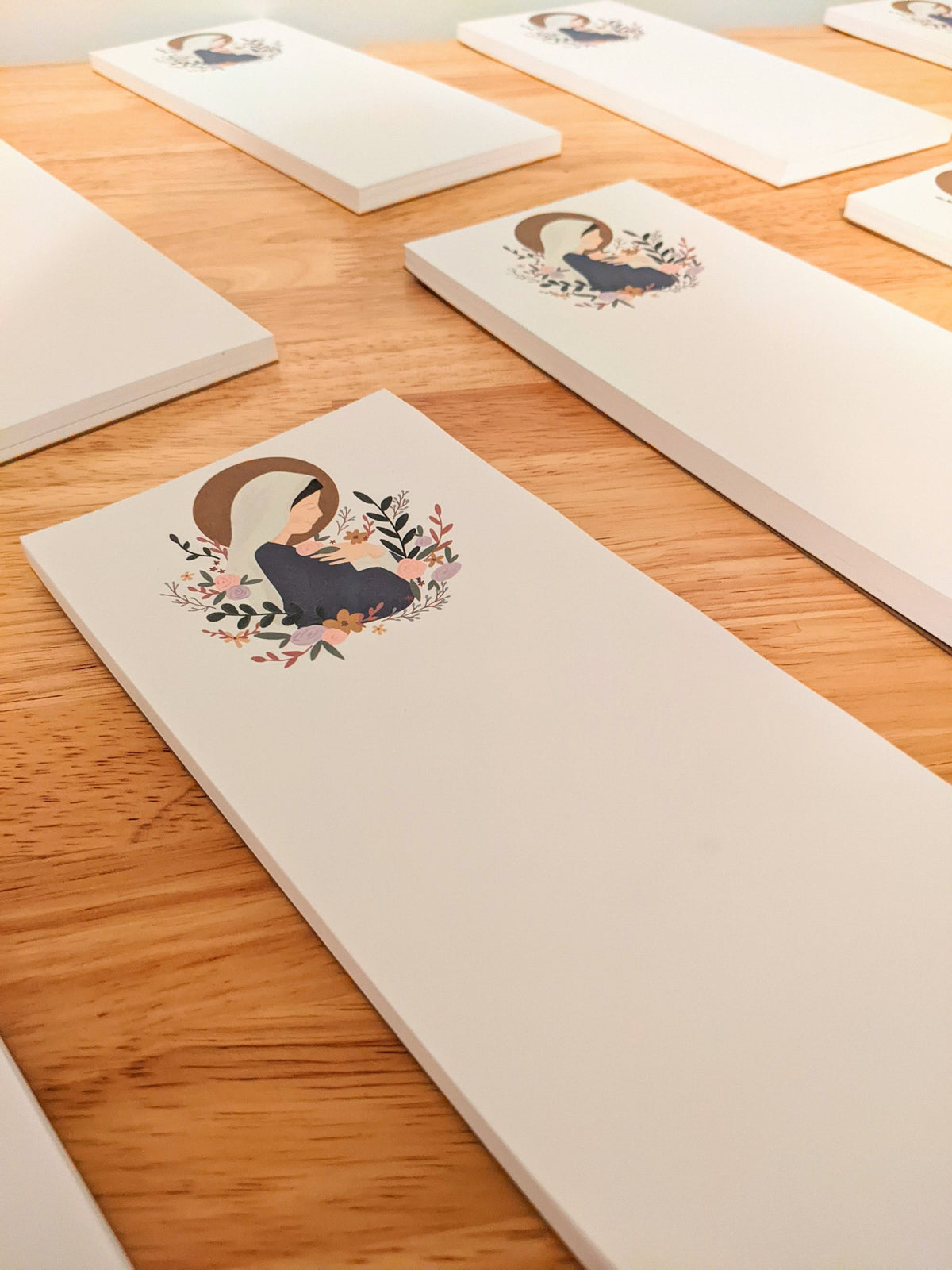 Rosa Mystica Notepad: Blessed Mother Stationery