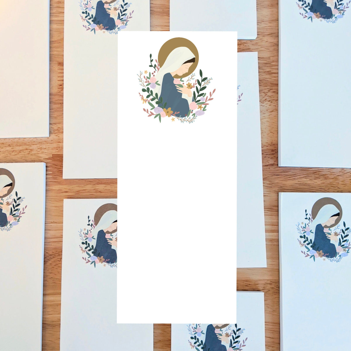 Rosa Mystica Notepad: Blessed Mother Stationery