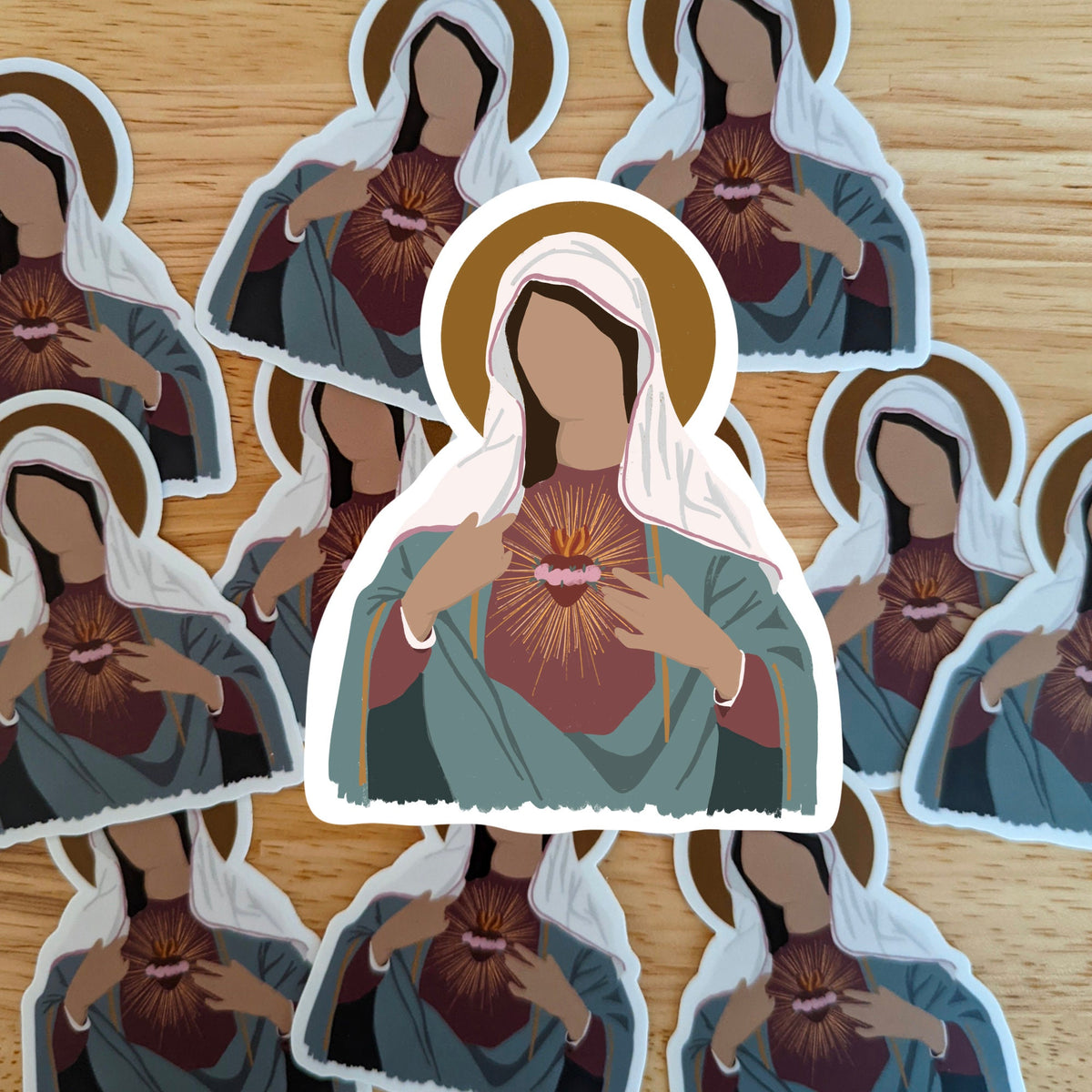 Immaculate Heart of Mary Sticker