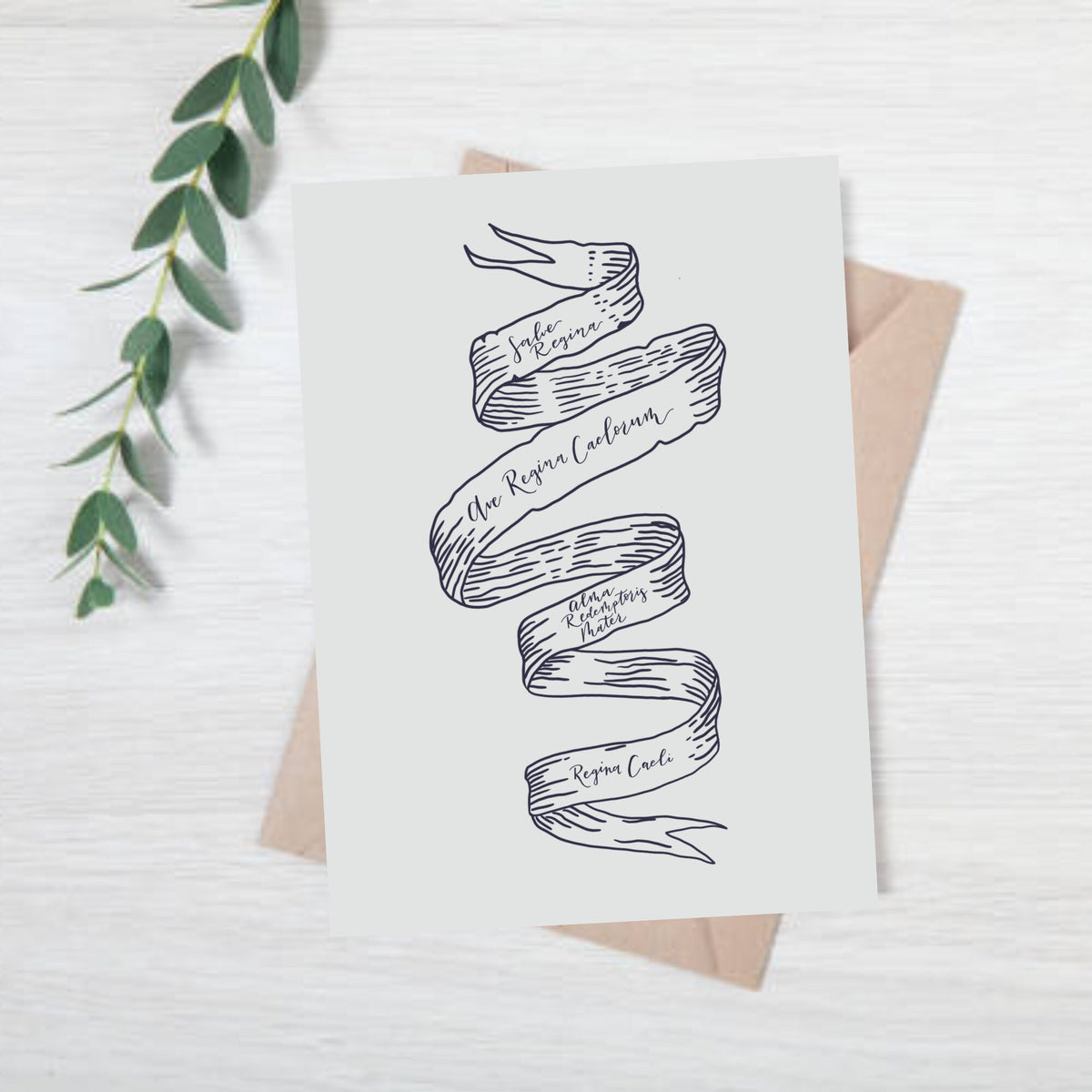 Marian Antiphons Greeting Card