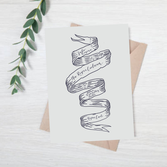 Marian Antiphons Greeting Card