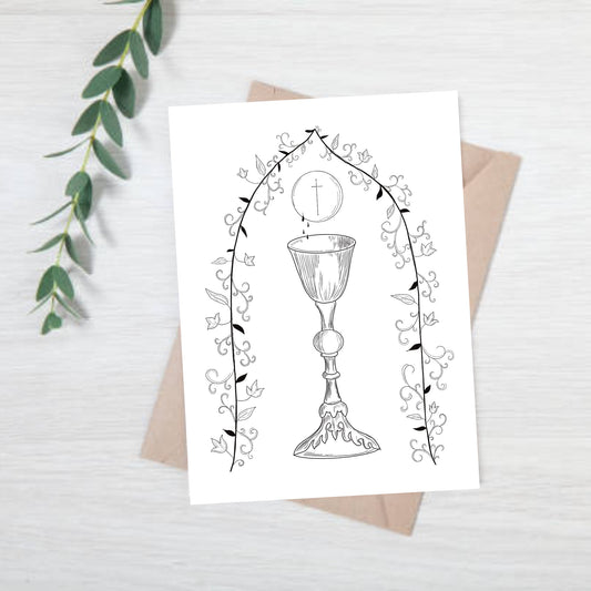 Eucharist/First Communion Card