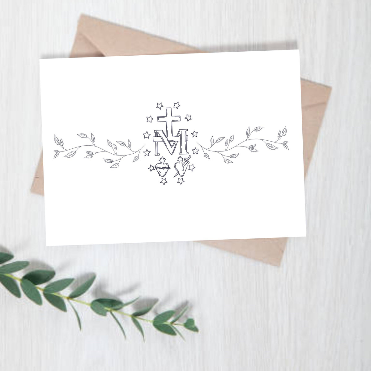 Marian Greeting Card