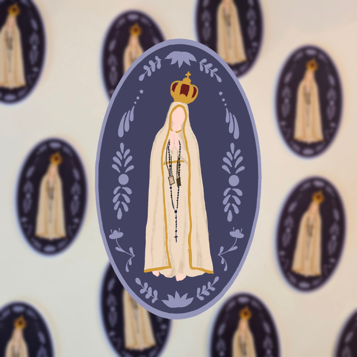 Our Lady of Fatima Sticker