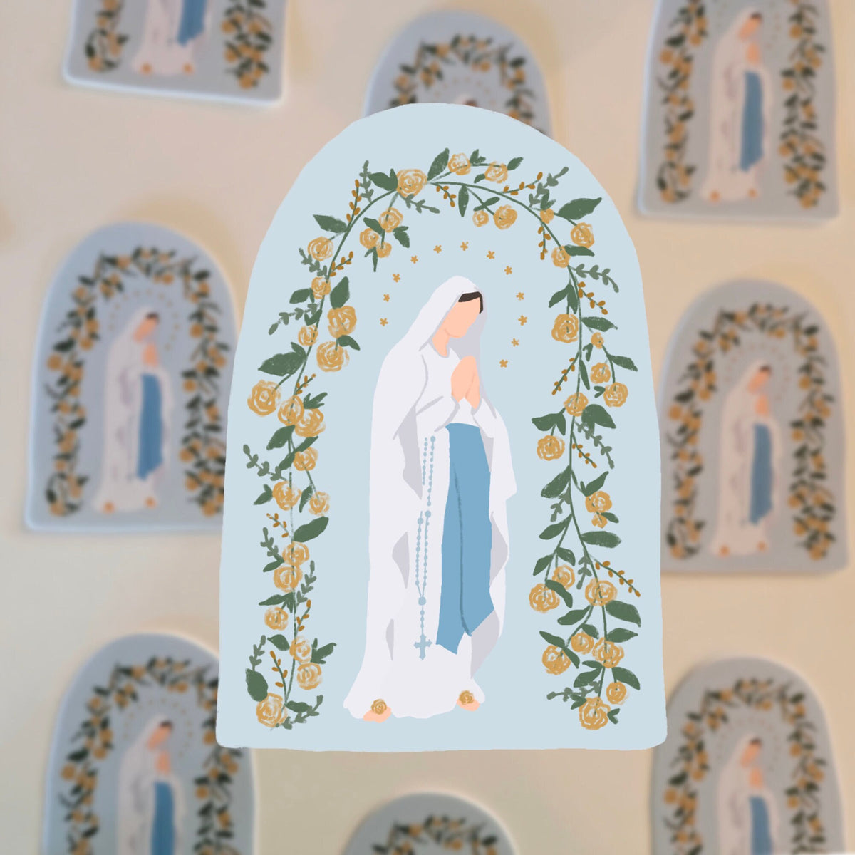 Our Lady of Lourdes Sticker