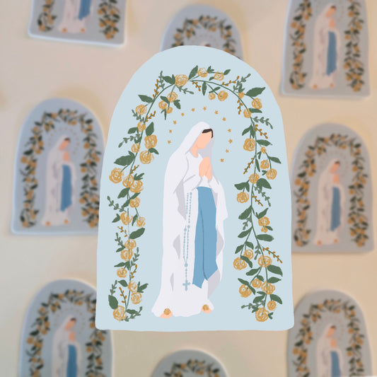 Our Lady of Lourdes Sticker