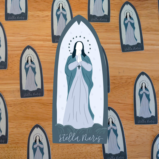Stella Maris: Mary Star of the Sea Catholic Sticker
