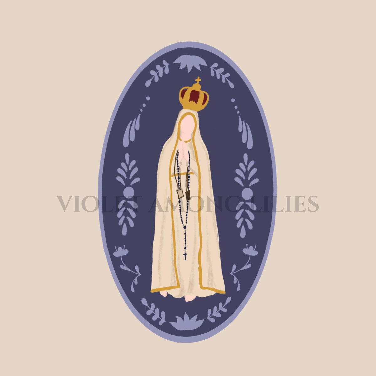 Our Lady of Fatima Sticker