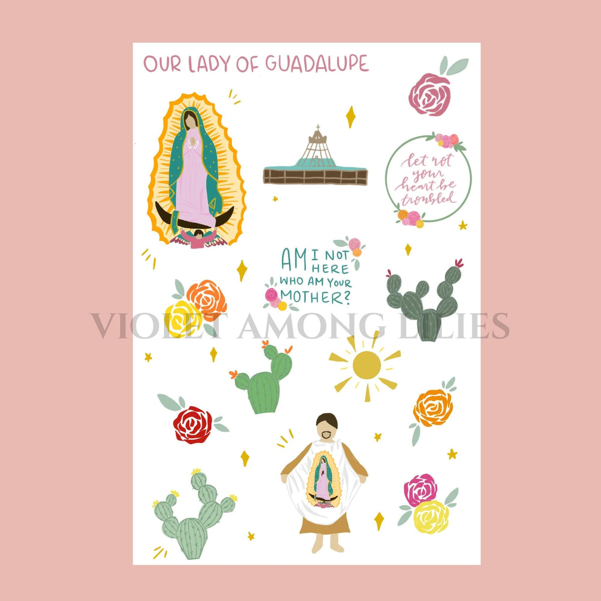 Our Lady of Guadalupe Sticker Sheet