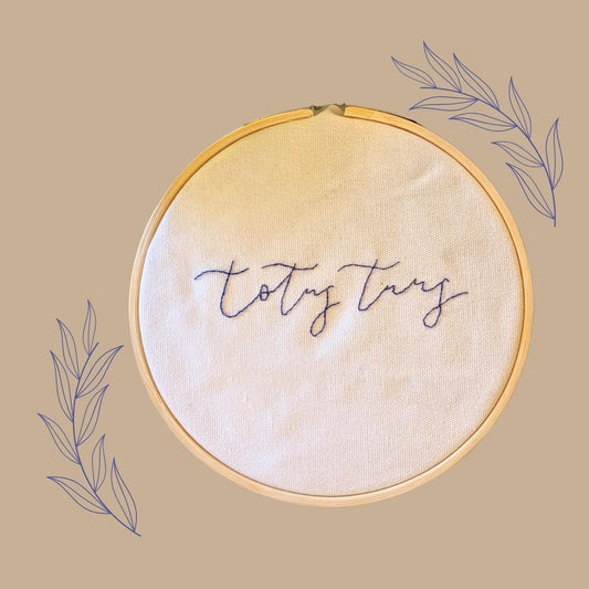 Totus Tuus Embroidery Kit: Catholic DIY Craft
