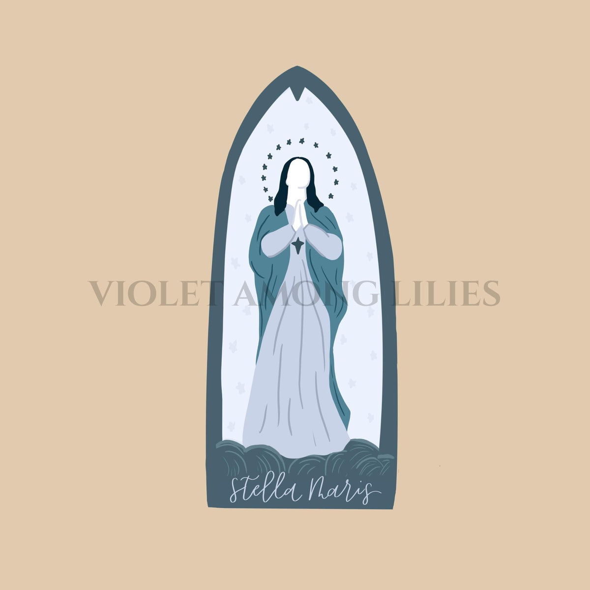 Stella Maris: Mary Star of the Sea Catholic Sticker