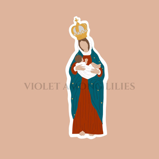 Our Lady of la Leche Blessed Mother Sticker