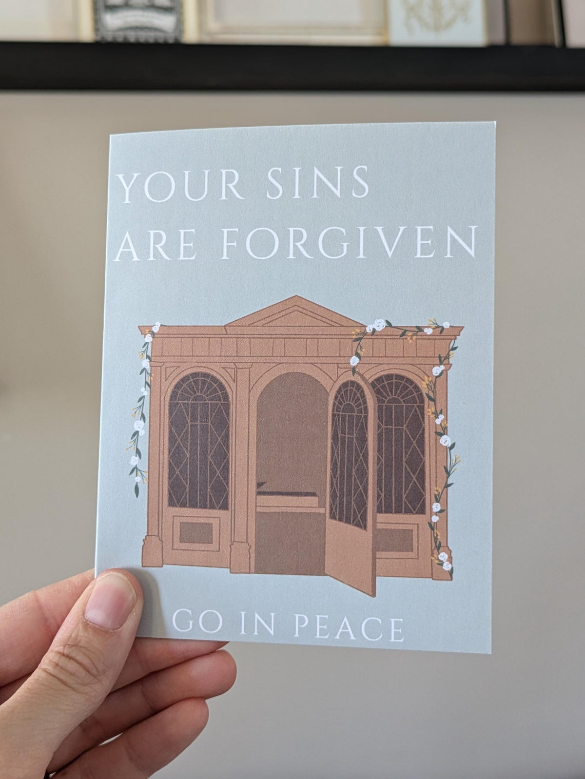 Confession Catholic Sacrament Card: First Reconciliation Card